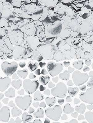 Hearts Confetti 70g -Silver