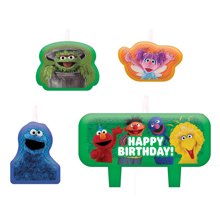 Sesame Street Happy Birthday Candle Set