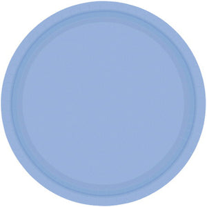 Paper Plates 26cm Round 20CT - Pastel Blue Pack of 20