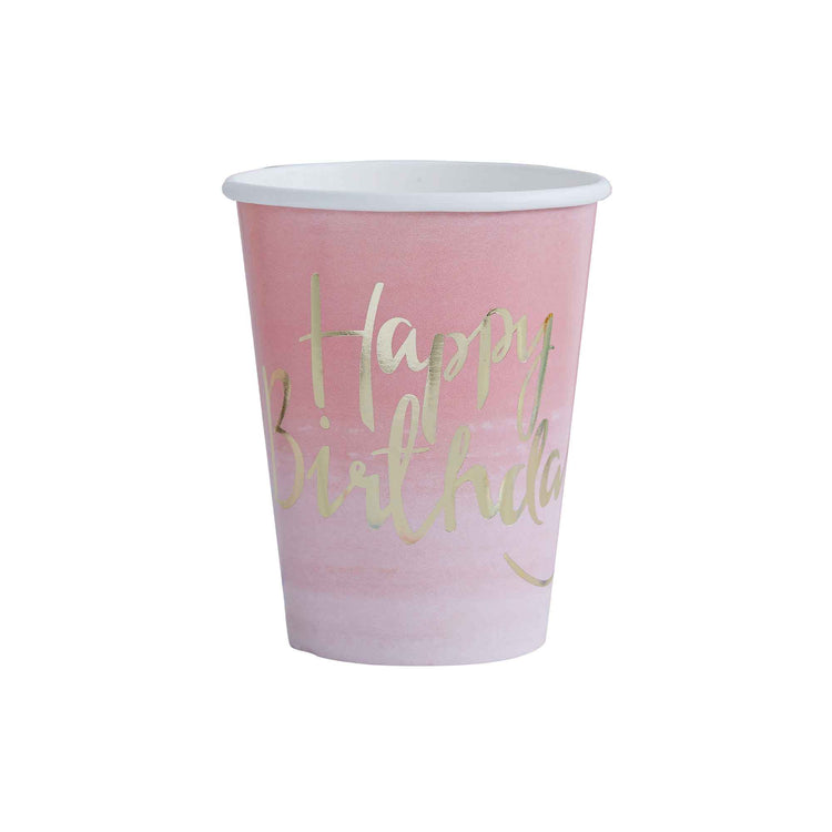 Pick & Mix Paper Cups Ombre Pack of 8