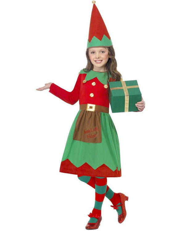 Santas Little Helper Girls Christmas Costume