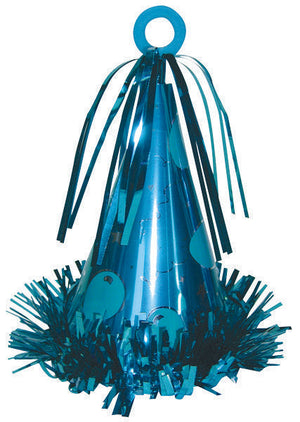 Party Hat Balloon Weight - Caribbean Blue