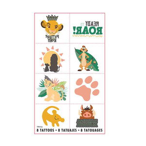 Disney Lion King Tattoos Pack of 8