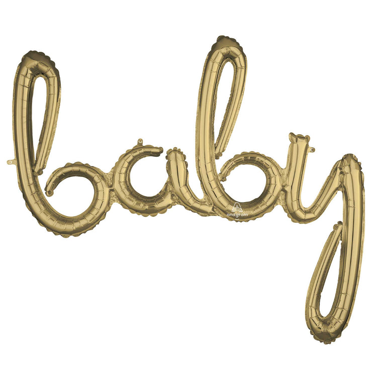 CI: Script Phrase baby White Gold G40