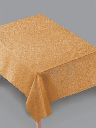 Gold Luxury Metallic Fabric Tablecover