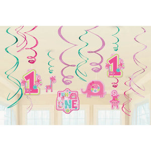 One Wild Girl Swirls Value Pack Pack of 12