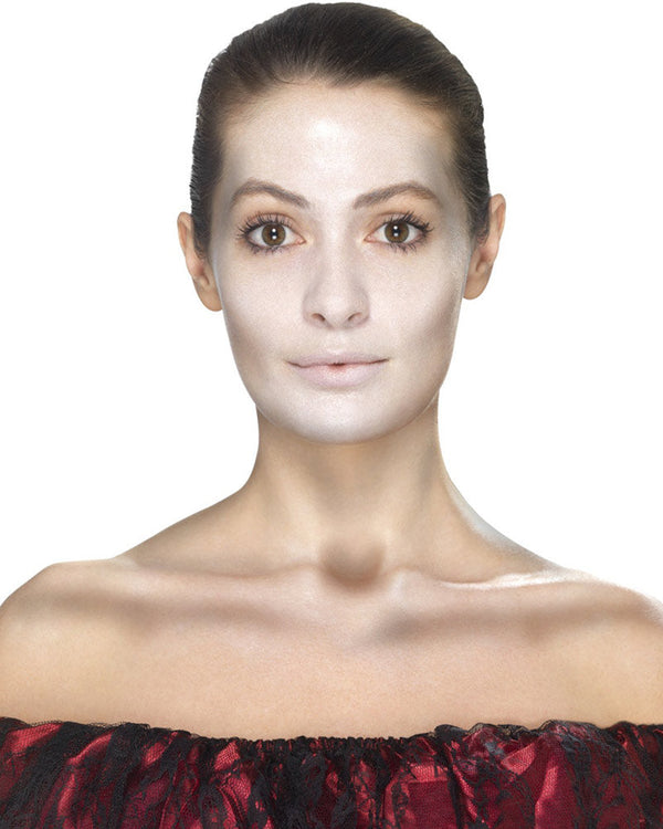 Day Of The Dead Face Tattoo Transfers Kit Black And Red