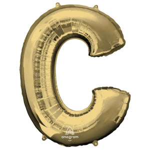 SuperShape Letter C White Gold L34