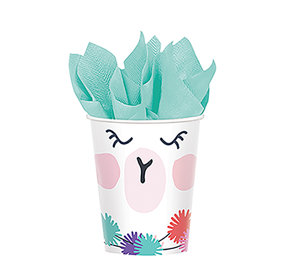 Llama Fun 226ml Cup Pack of 8