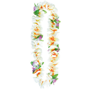 White Soft Petal Lei