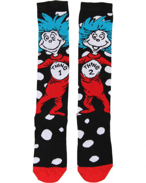 Thing 1 & 2 Knee High Costume Socks