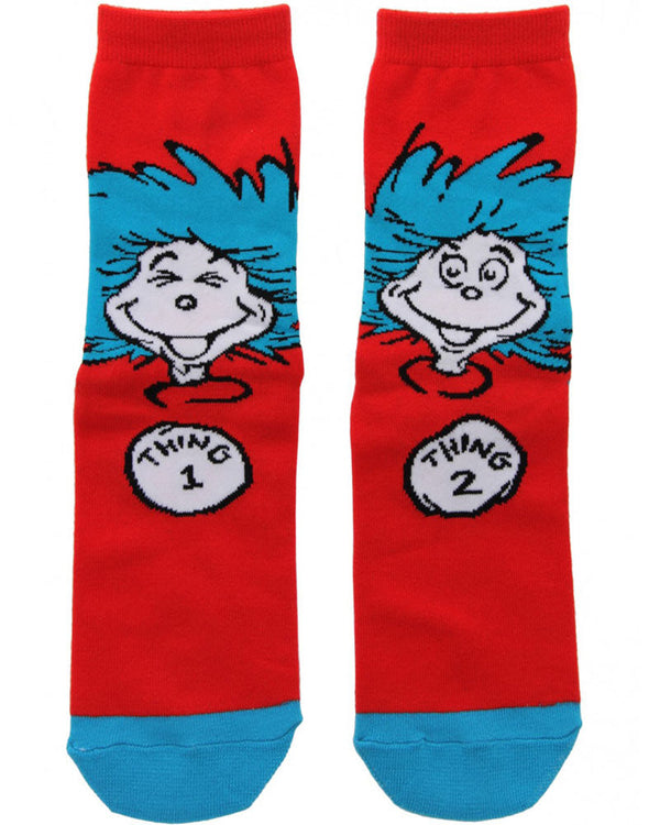 Thing 1 & 2 Costume Crew Socks