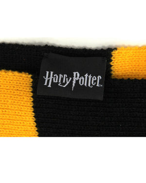 Harry Potter Hufflepuff Patch Striped Scarf