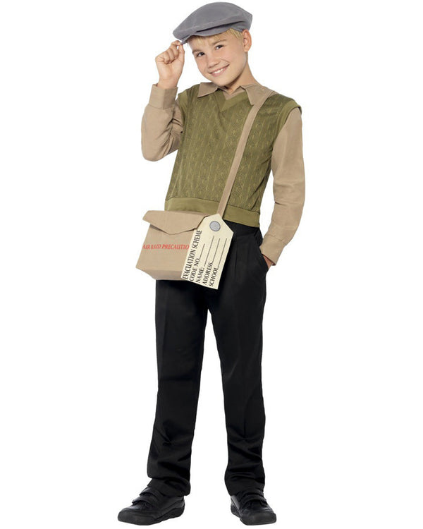 Wartime Evacuee Boys Costume
