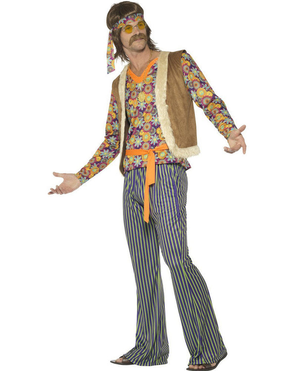 60s Hippie Singer Mens Costume