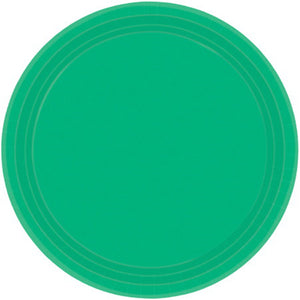 Paper Plates 26cm Round 20CT - Festive Green Pack of 20