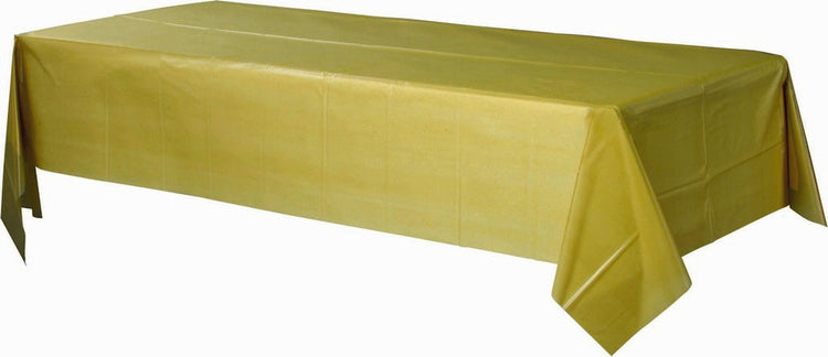 Gold Plastic Tablecover