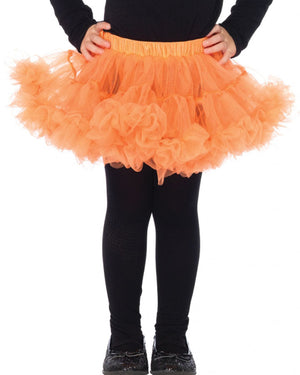 Orange Girls Petticoat