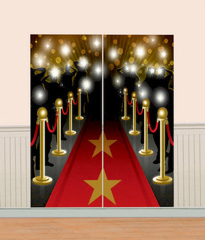 Hollywood Scene Setter Wall Decorating Kit Pack of 2