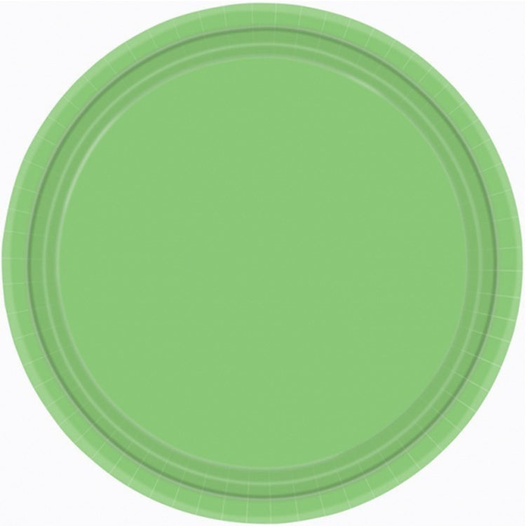 Kiwi Green 23cm Paper Plates Pack of 20