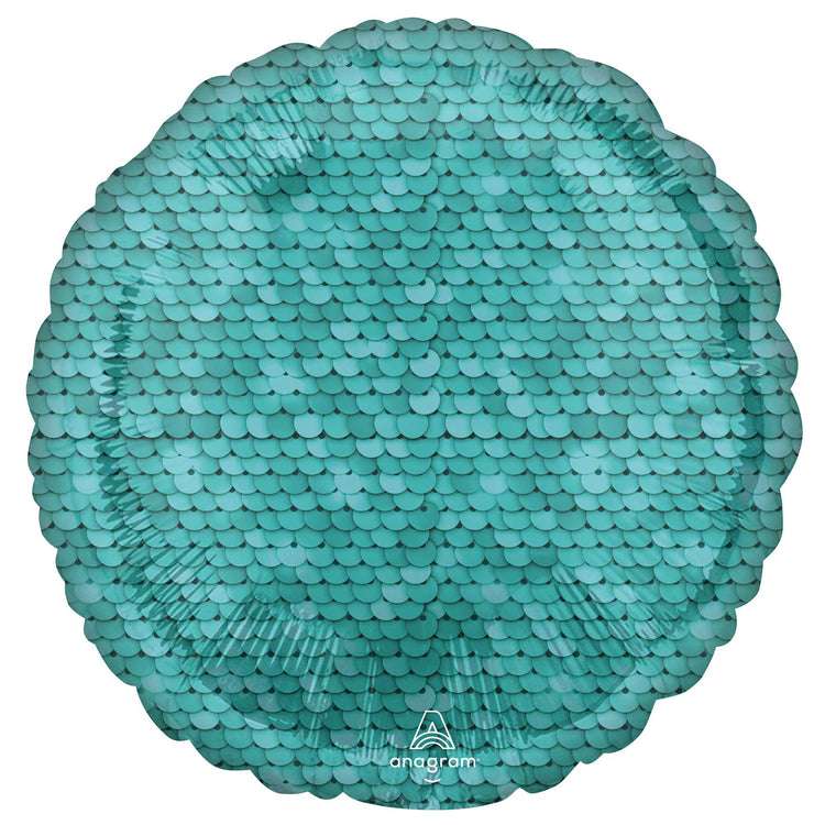 45cm Standard HX Ocean Blue Sequins S18