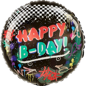 45cm Standard HX Skater Party Happy B-Day S40