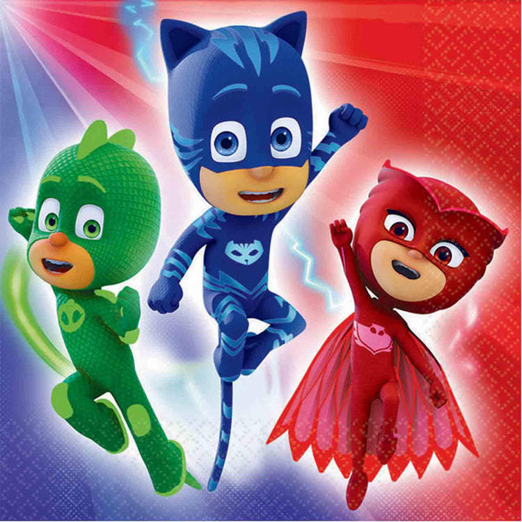 PJ Masks Lunch Napkins Pack of 16