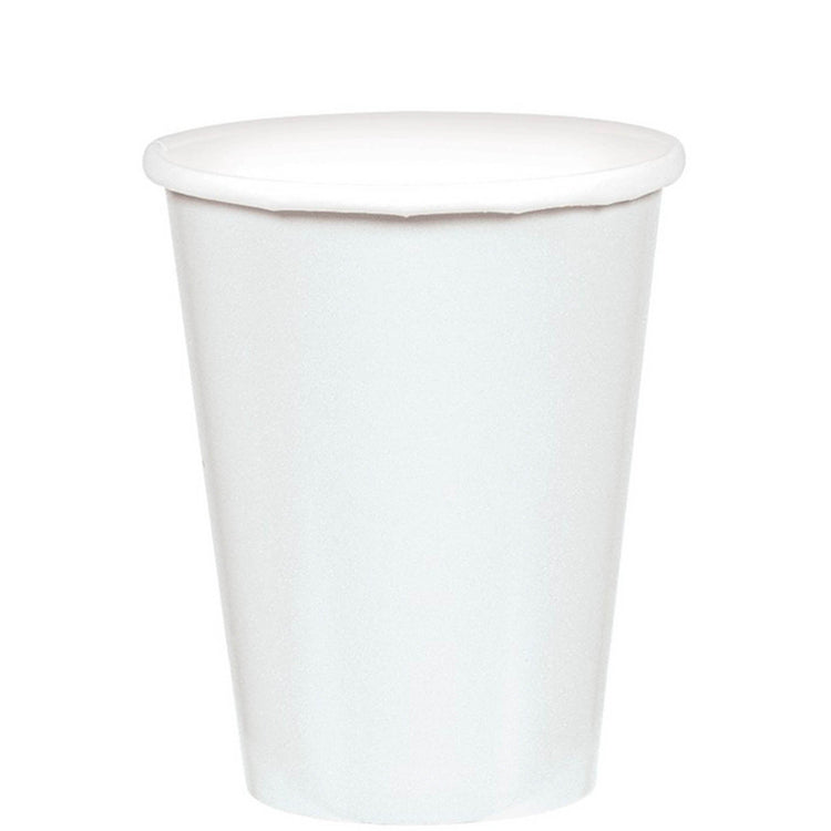 Frosty White 266ml Paper Cups Pack of 20