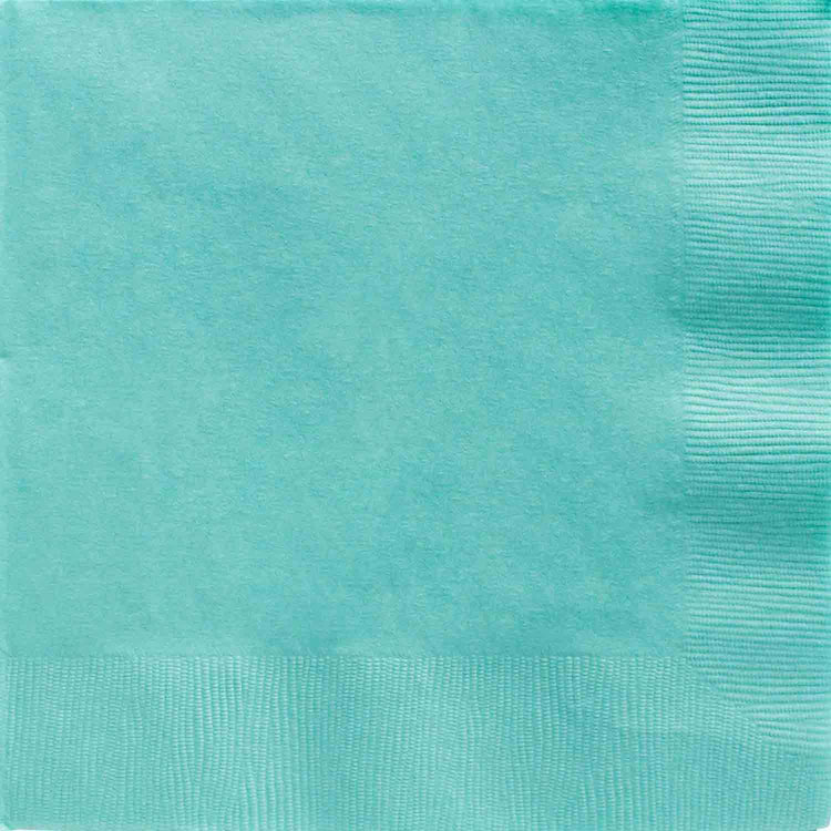 Robins Egg Blue Beverage Napkins Pack of 24