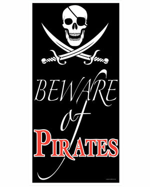 Beware of Pirates Door Cover