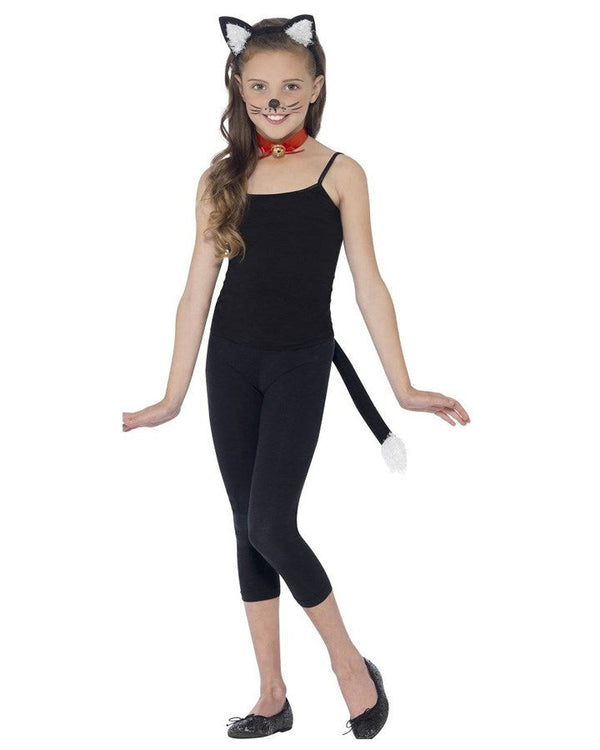 Cat Kids Headband Collar and Tail Kit