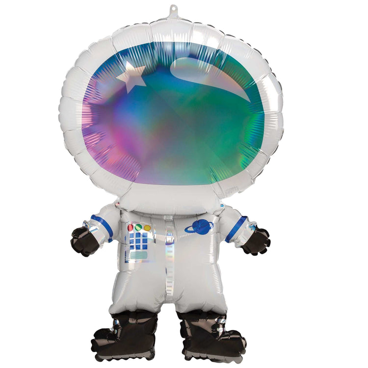 SuperShape Holographic Iridescent Astronaut P40