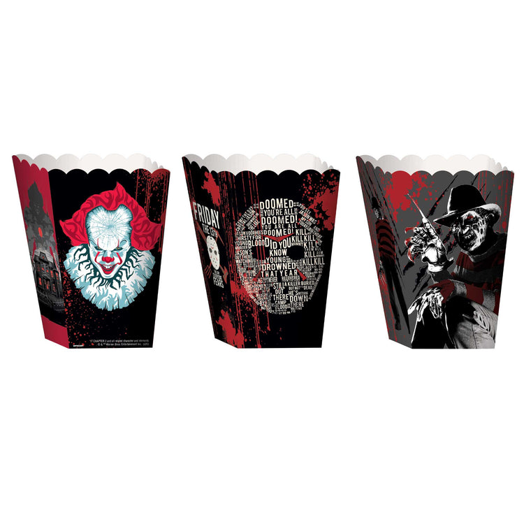 Warner Bros Horror Popcorn Treat Boxes Pack of 8