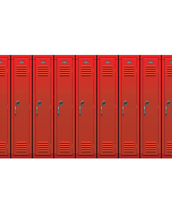 I Love the 90s Lockers Backdrop 9m