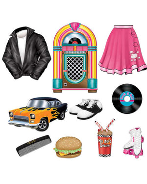 50s Cutouts Pack of 10