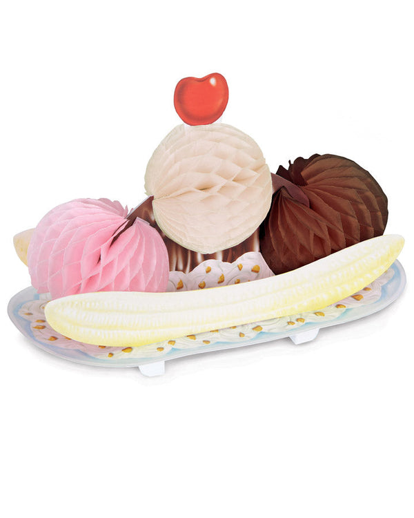 50s Tissue Banana Split Decoration