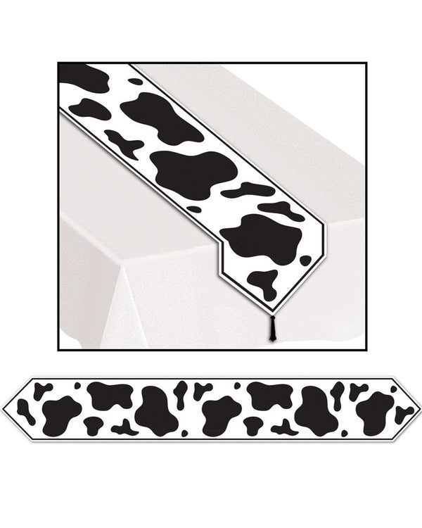 Cow Print Table Runner