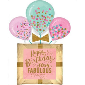 SuperShape XL Fabulous Happy Birthday Gift P35