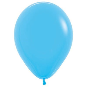 Sempertex 30cm Fashion Blue Latex Balloons 040, 25PK Pack of 25