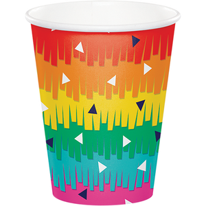 Fiesta Fun Cups Paper 266ml Pack of 8