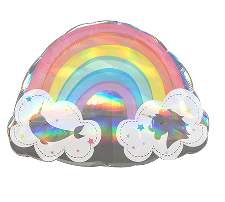 SuperShape Holographic Magical Rainbow P40