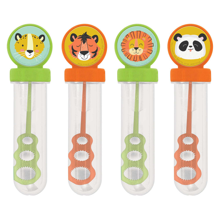 Get Wild Jungle Bubbles Tubes Favors Pack of 4