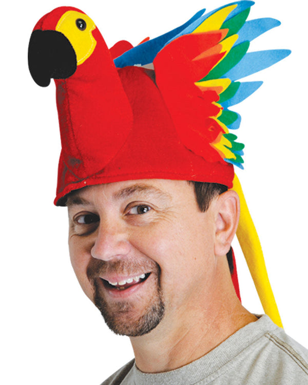 Plush Parrot Hat