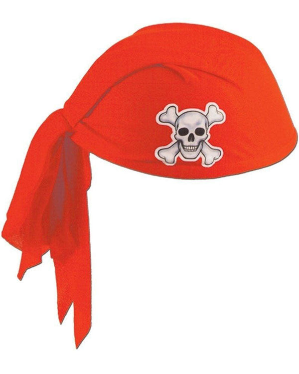 Red Pirate Scarf Hat