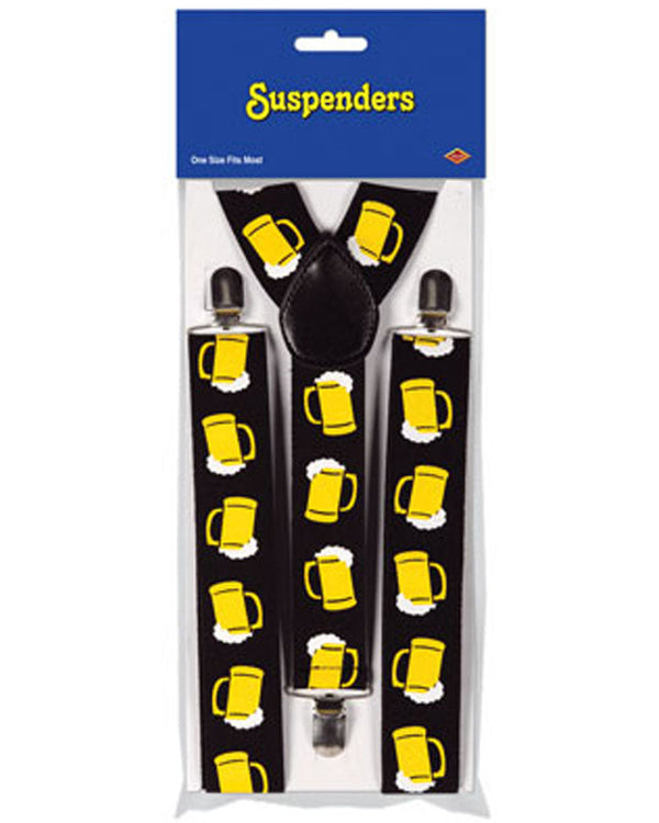 Beer Mug Suspenders
