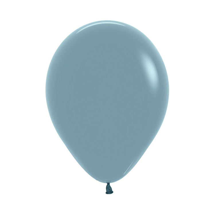 Sempertex 30cm Pastel Dusk Blue Latex Balloons 140, 100PK