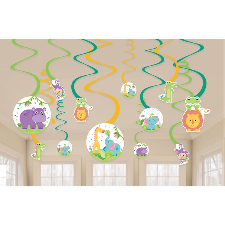 Fisher Price Hello Baby Value Pack Swirls Decoration Pack of 12