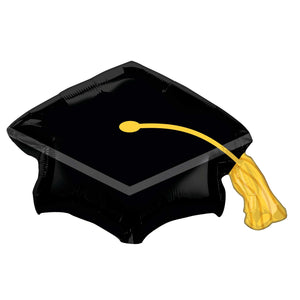 SuperShape Black Grad Cap P30