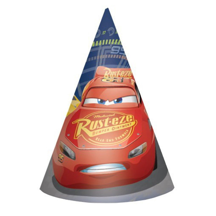 Disney Cars 3 Party Hats Pack of 8