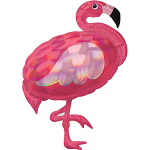 SuperShape Holographic Iridescent Pink Flamingo P40